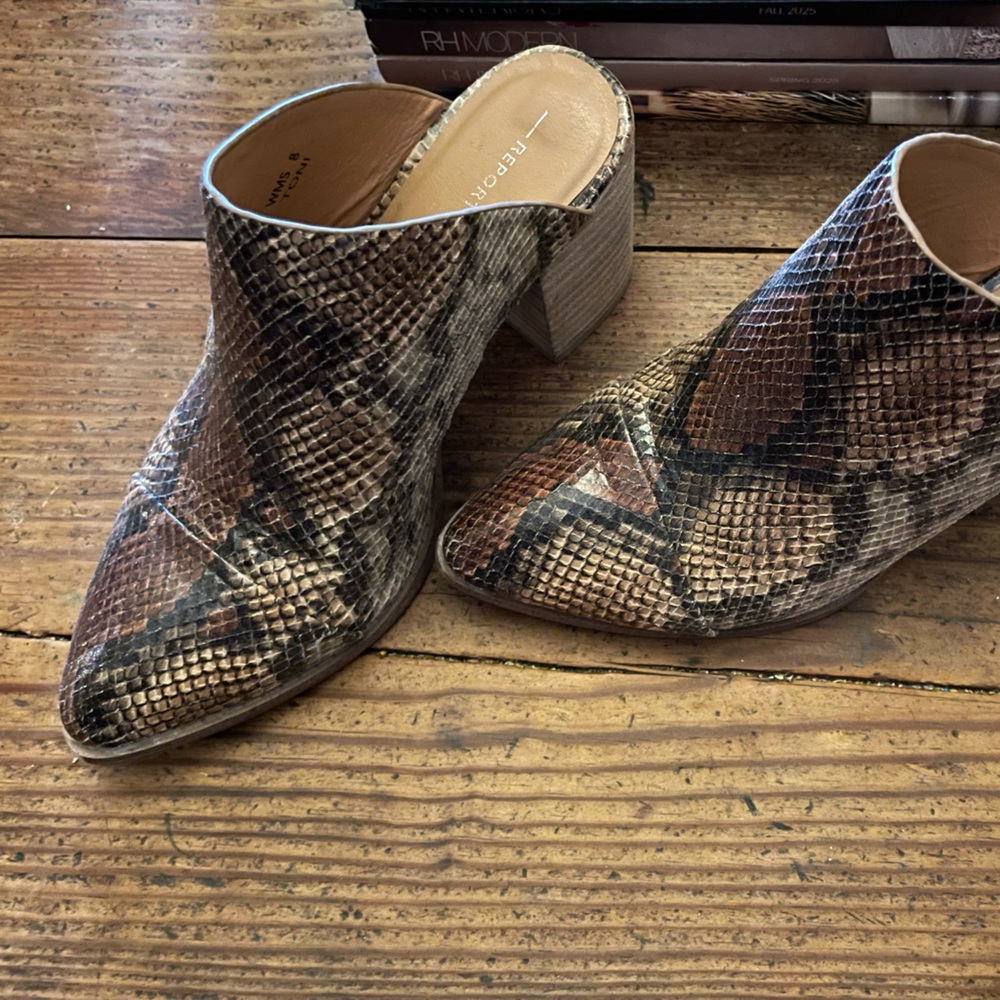 Snakeskin shoes
